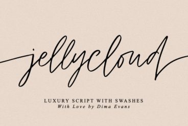 JellyCloud Font