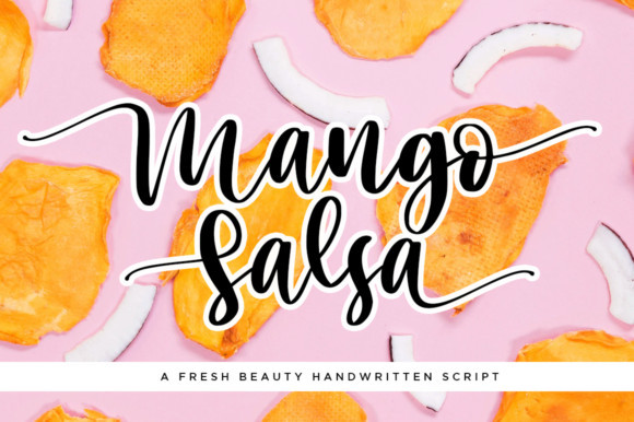 Mango Salsa Font Mango Salsa Font