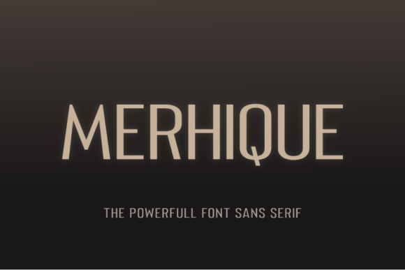Merhique Font