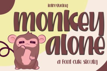Monkey Alone Font