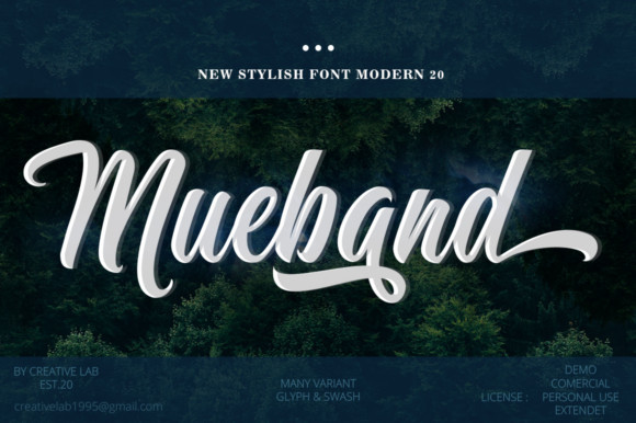 Mueband Font