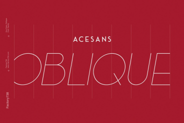 Ace Sans Oblique Font