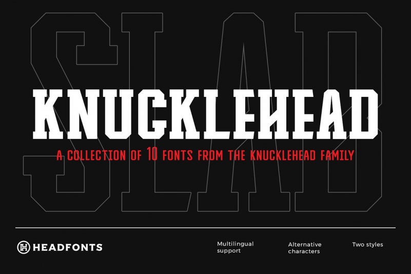 Knucklehead Font