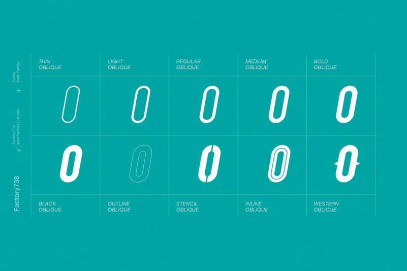 Opera Oblique Font