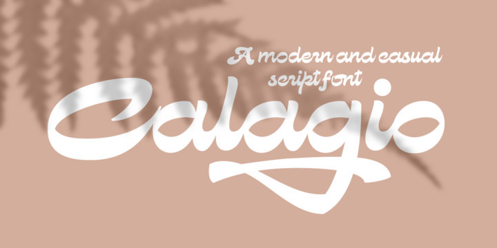Calagio Font Calagio Font