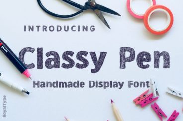 Classy Pen Font