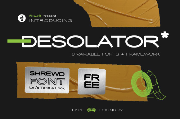 Desolator Font