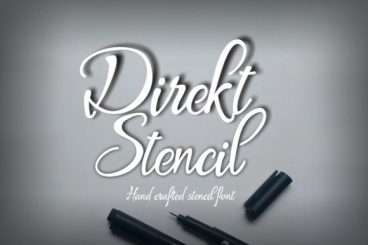 Direkt Stencil  Font