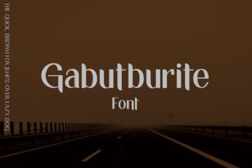Gabutburit Font