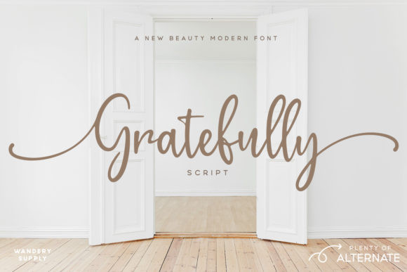 Gratefully Font Gratefully Font