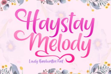 Haystay Melody Font