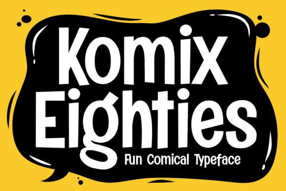 Komix Eighties Font