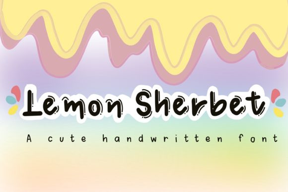 Lemon Sherbet  Font