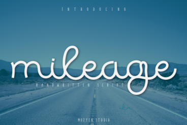 Mileage Font