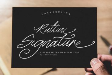Rattini Signature  Font