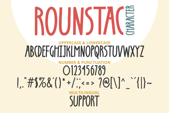 Rounstac Font