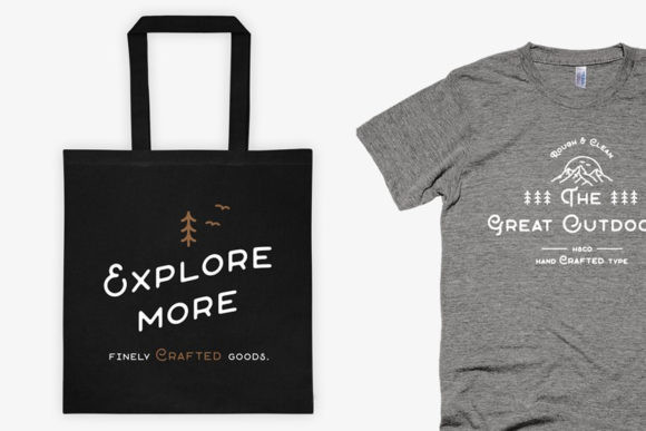 The Great Outdoors Font