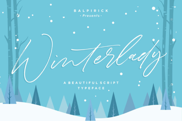 Winterlady Font Winterlady Font