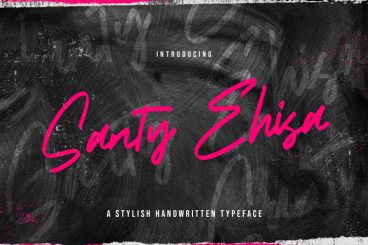 Santy Ehisa Font