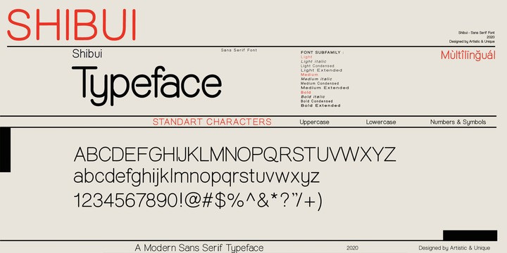 Shibui Font