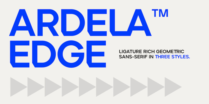 ARDELA EDGE Font
