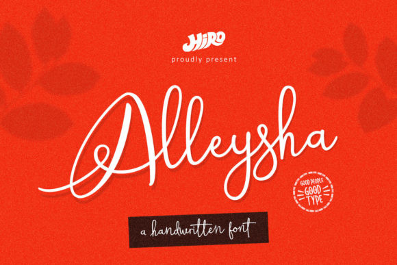 Alleysha Font Alleysha Font
