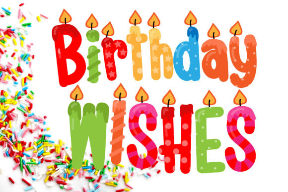 Birthday Wishes Font Ifonts Xyz