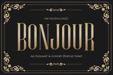 Bonjour Font