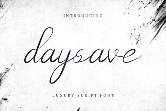 Daysave Font Daysave Font