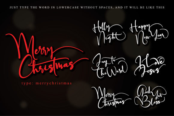 Father Christmas Font