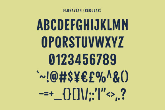 Floravian Font