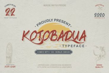 Kotobadua Font