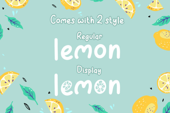 Lemon Press Font