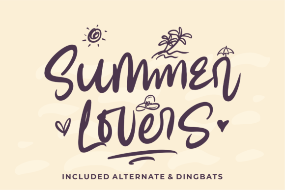 Summer Lovers Font Summer Lovers Font
