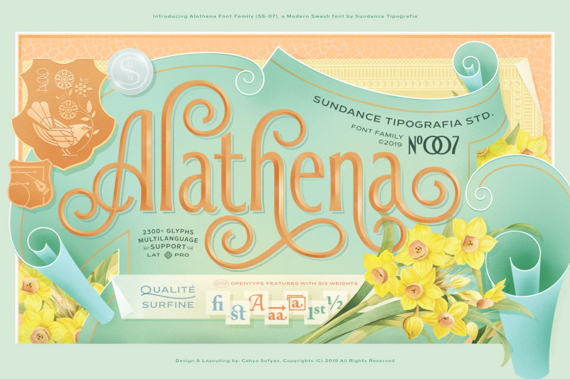 Alathena Font