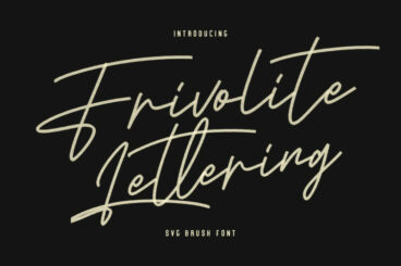 Frivolite Lettering Font