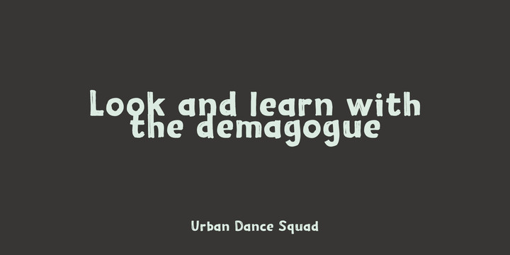 Demagogue Font Demagogue Font