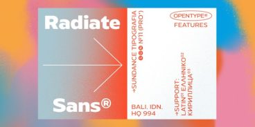 Radiate Font