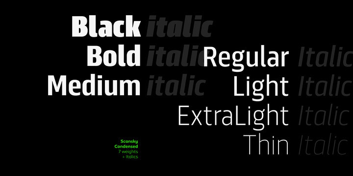 Scansky Font