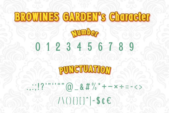 Brownies Garden Font