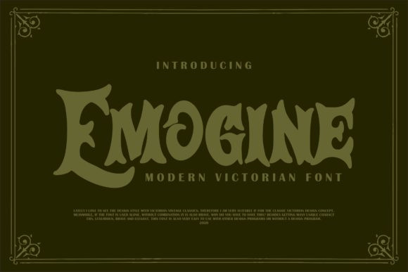 Emogine  Font
