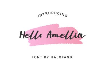Hello Amellia Font
