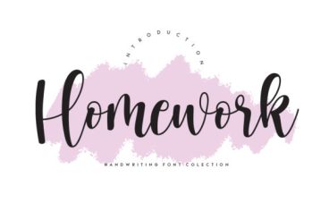 Homework Font