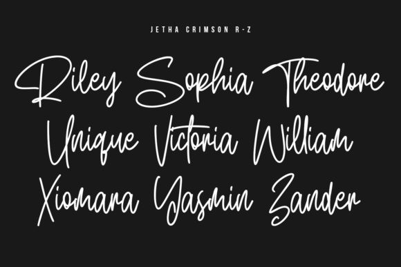 Jetha Crimson Font