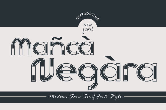 Manca Negara Font
