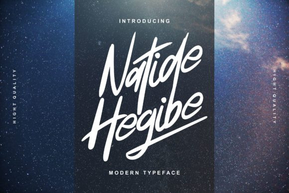 Natide Hegibe Font Natide Hegibe Font