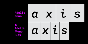 Adelle Mono Font