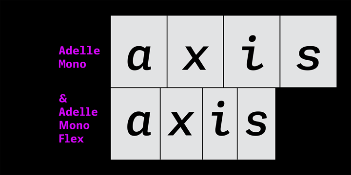 Adelle Mono Font
