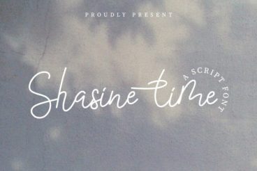 Shasine Time Font