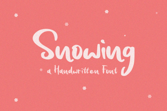Snowing Font